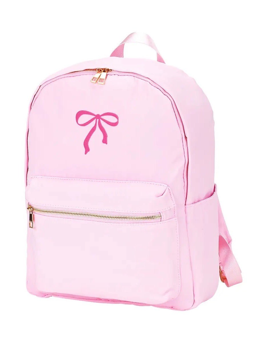 Mia Belle Girls Viv Lou Bow Pink Charlie Backpack Mia Belle