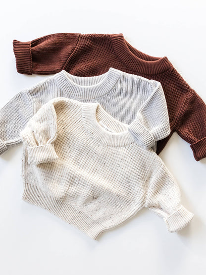 Organic Dion Sweater | Glacier