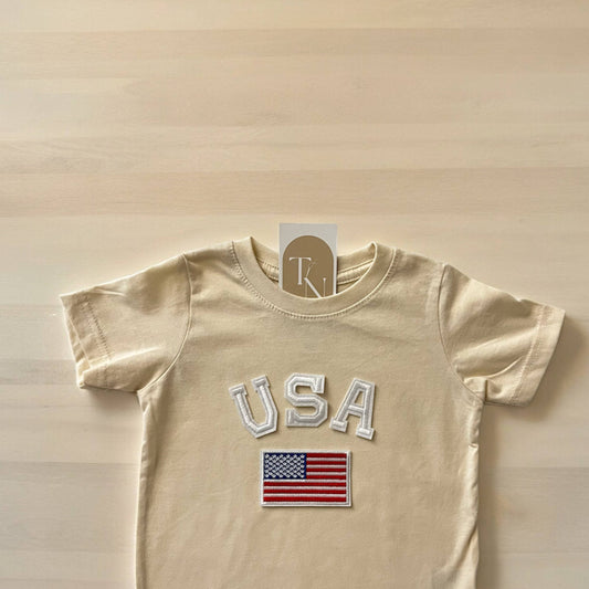 USA Flag Toddler Tee