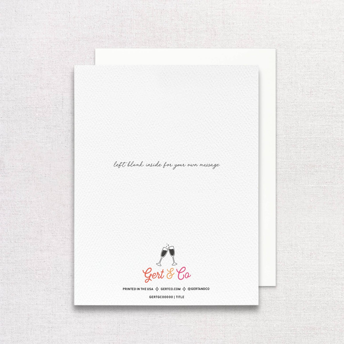 "Love You, Mean It" Greeting Card