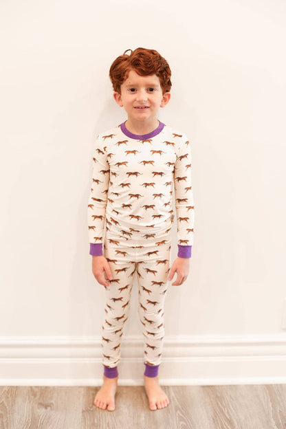 Purple Tiger Pajama Set