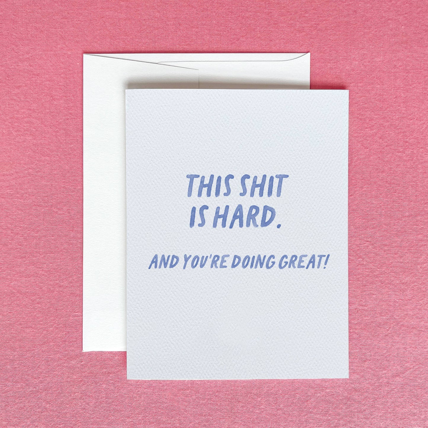 This Shit Is Hard Greeting Card