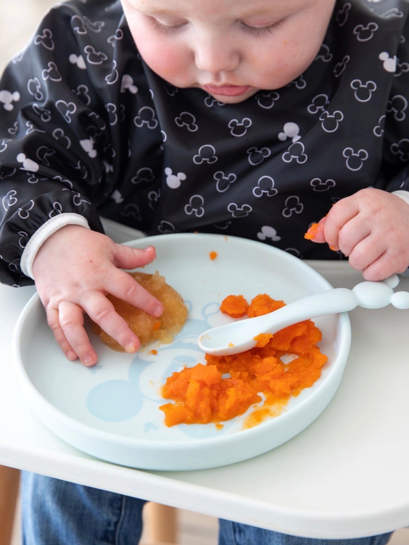 Silicone Plate + Spoon Set | The Mouse