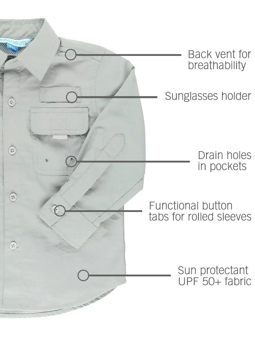 Sun Protective Button Down Shirt