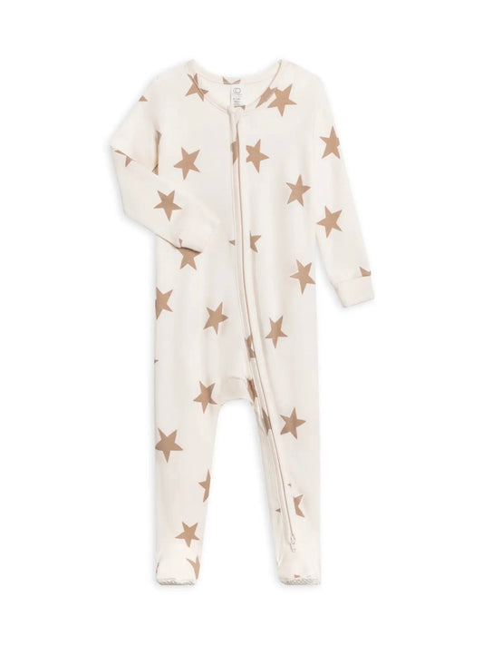 Organic Baby Peyton Footed Sleeper | Star Truffle