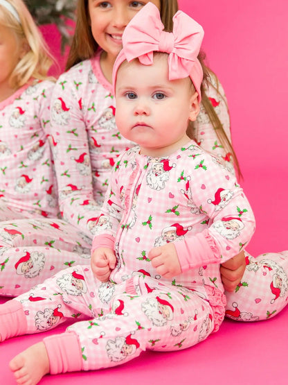 Dear Santa Bamboo Ruffle Pajama