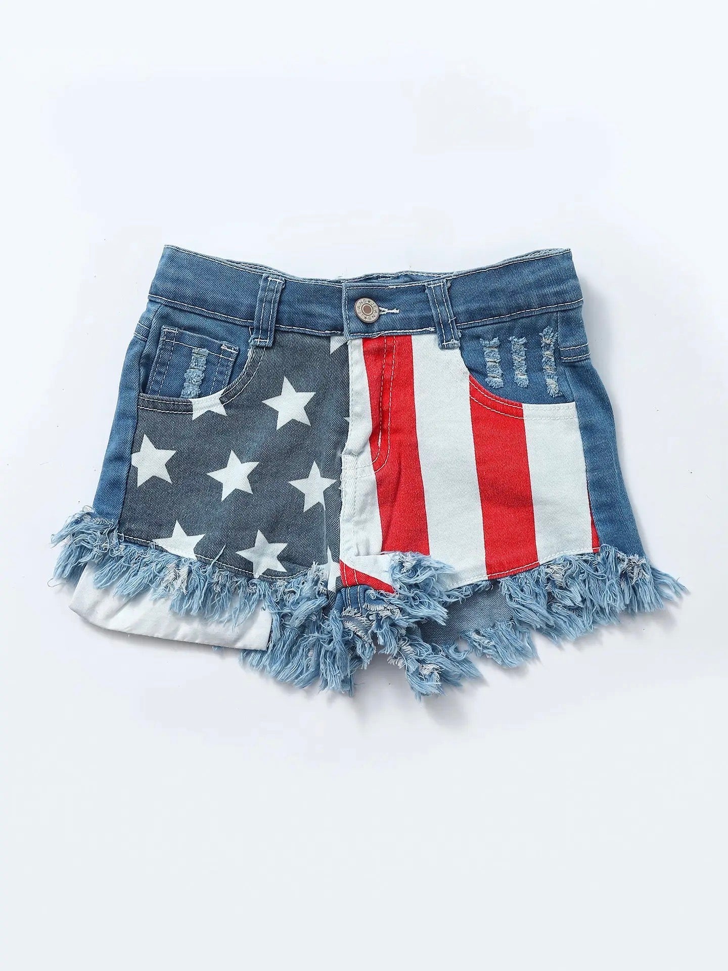 PREORDER | USA Denim Star Shorts