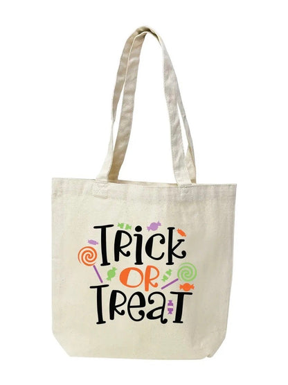 Trick or Treat Small Canvas Tote