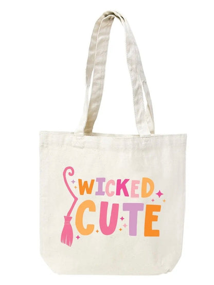 Wicked Cute Small Canvas Tote