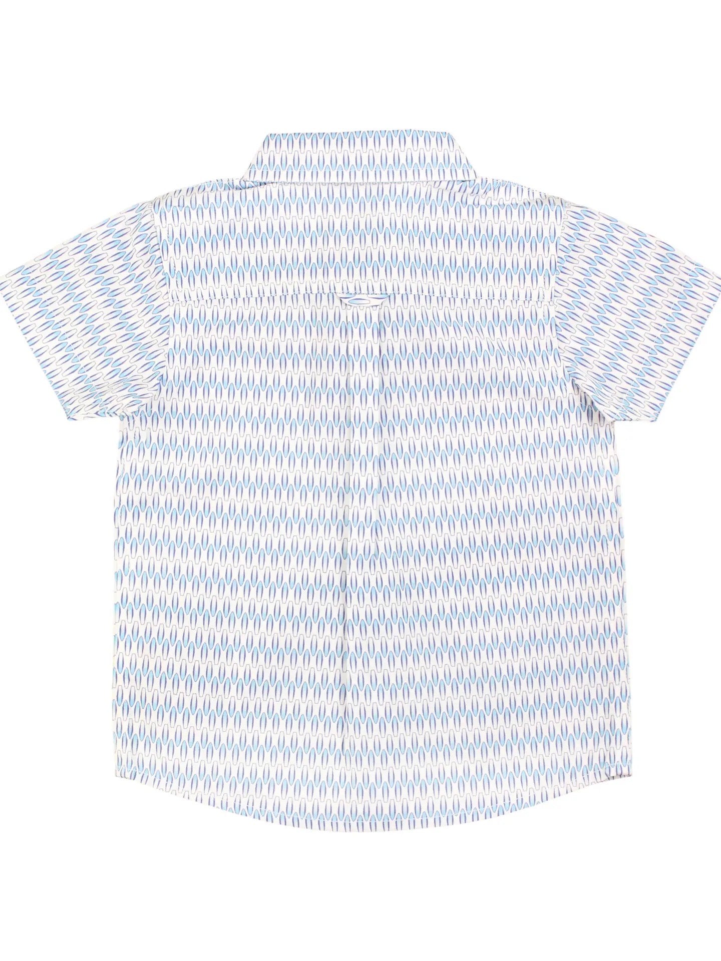 Riding the Waves Short Sleeve Button Down Shirt