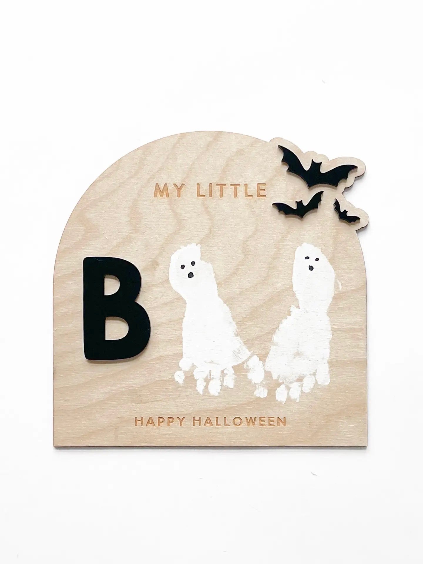 First Halloween Boo Footprint Keepsake