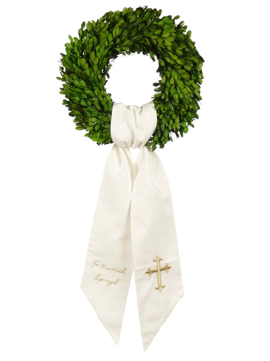 Wreath Sash | For This Child I Prayed