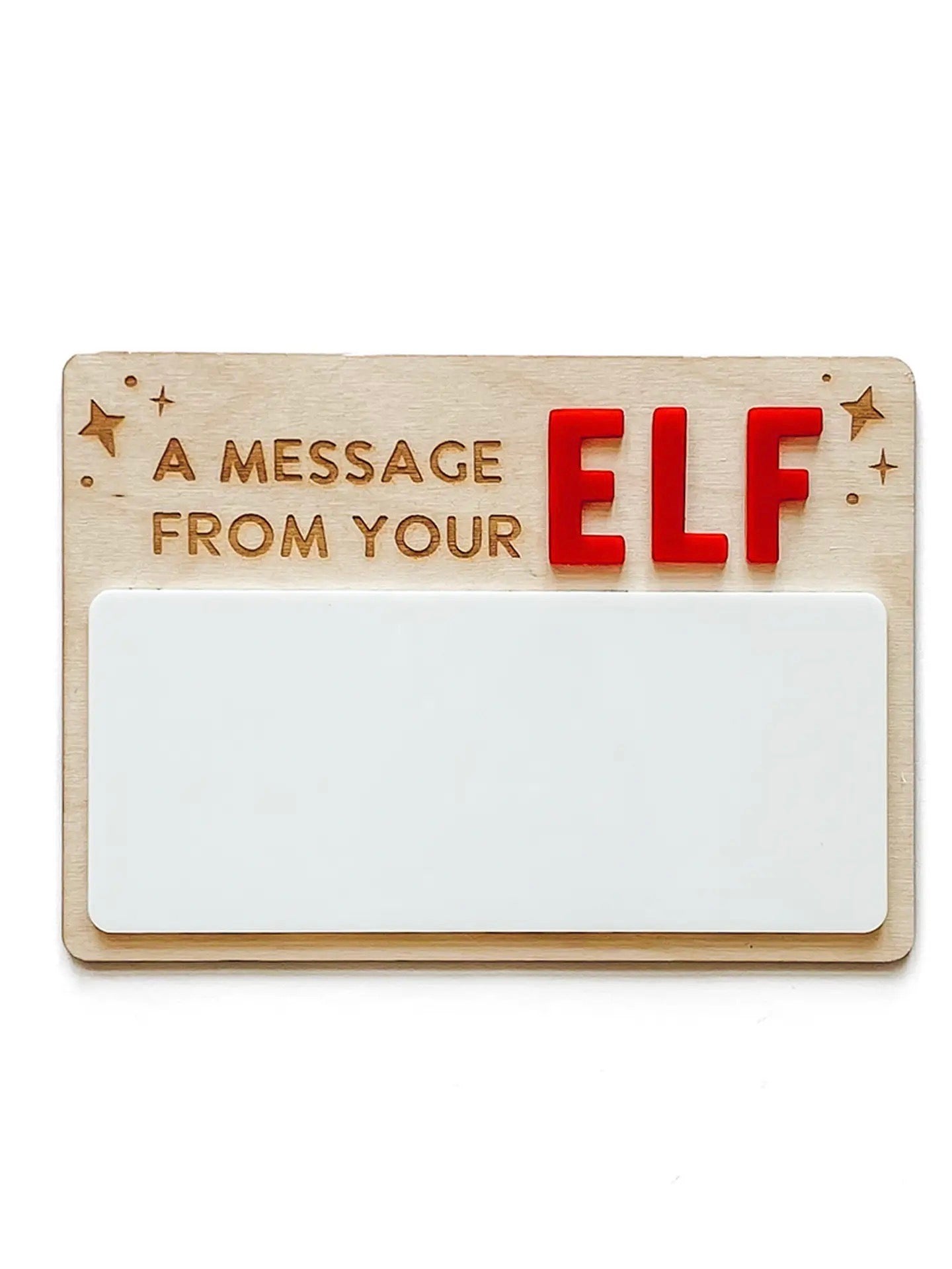 A Message from Your Elf Sign