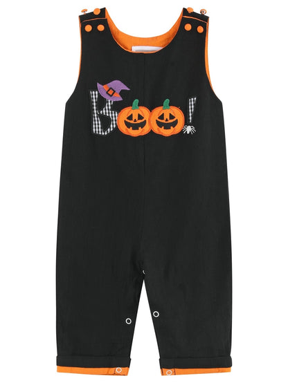 Boo Halloween Overalls