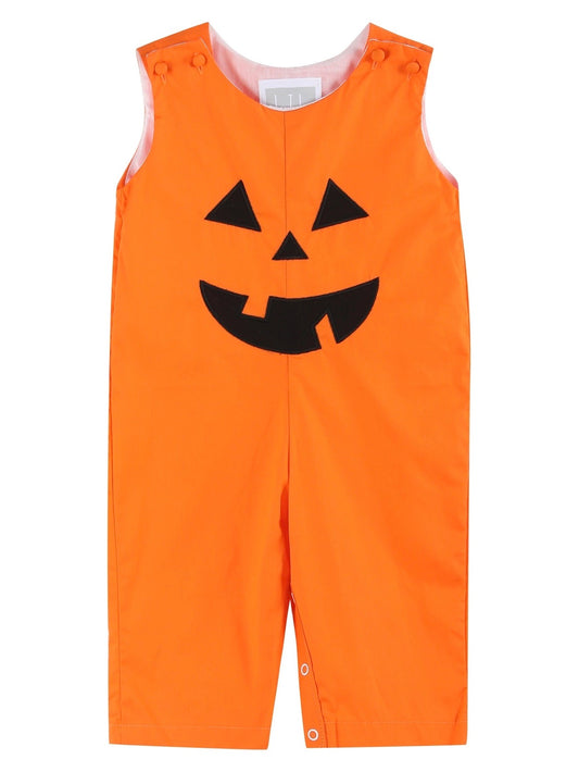 Jack-O-Lantern Pumpkin Halloween Overalls