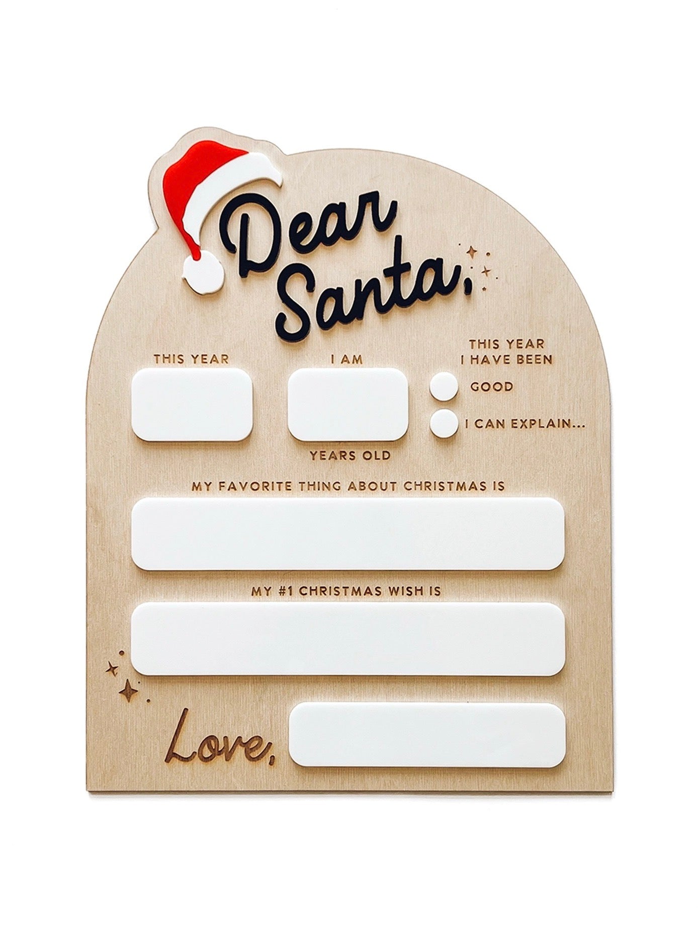 Dear Santa Sign