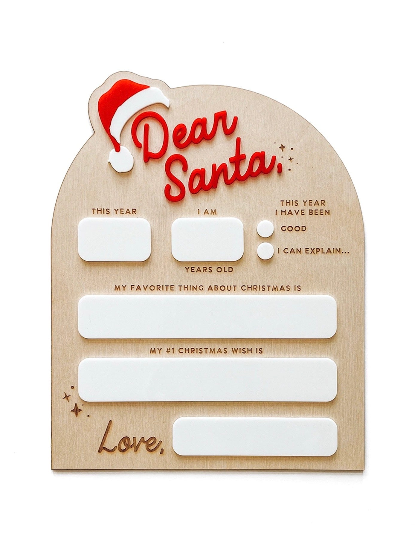 Dear Santa Sign