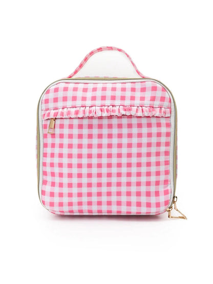 Plaid Ruffle Lunch Boxes Bag