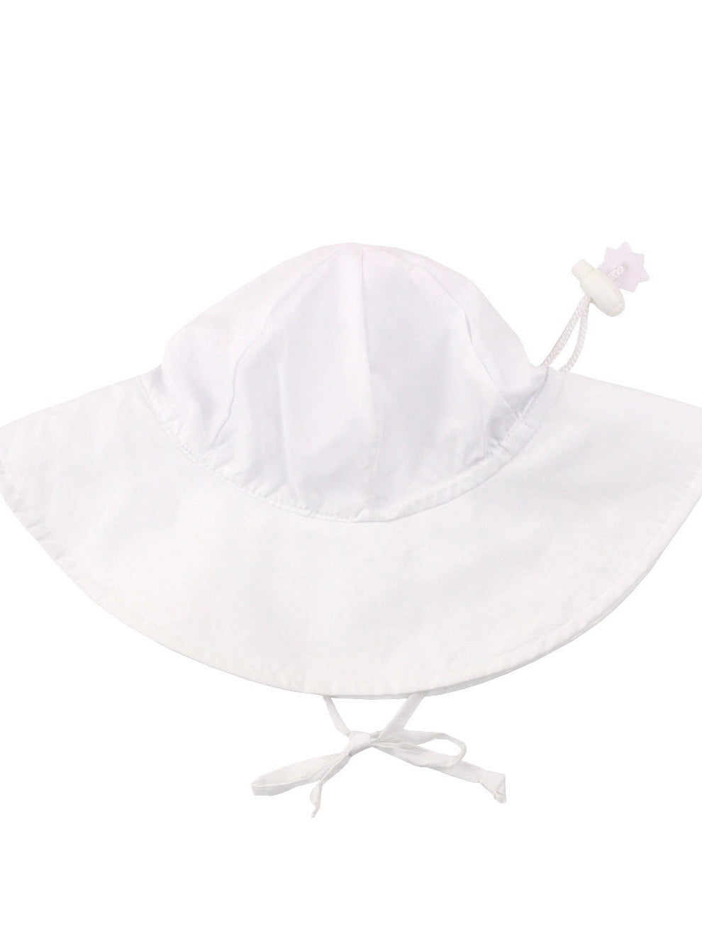 Kids White Sun Protective Hat