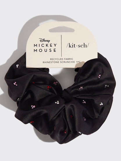 Kitsch & Mickey and Minnie Recycled Fabric Scrunchie