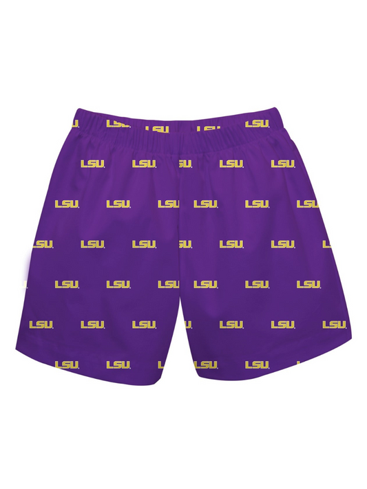 PREORDER | LSU Tigers Logo Pull On Short