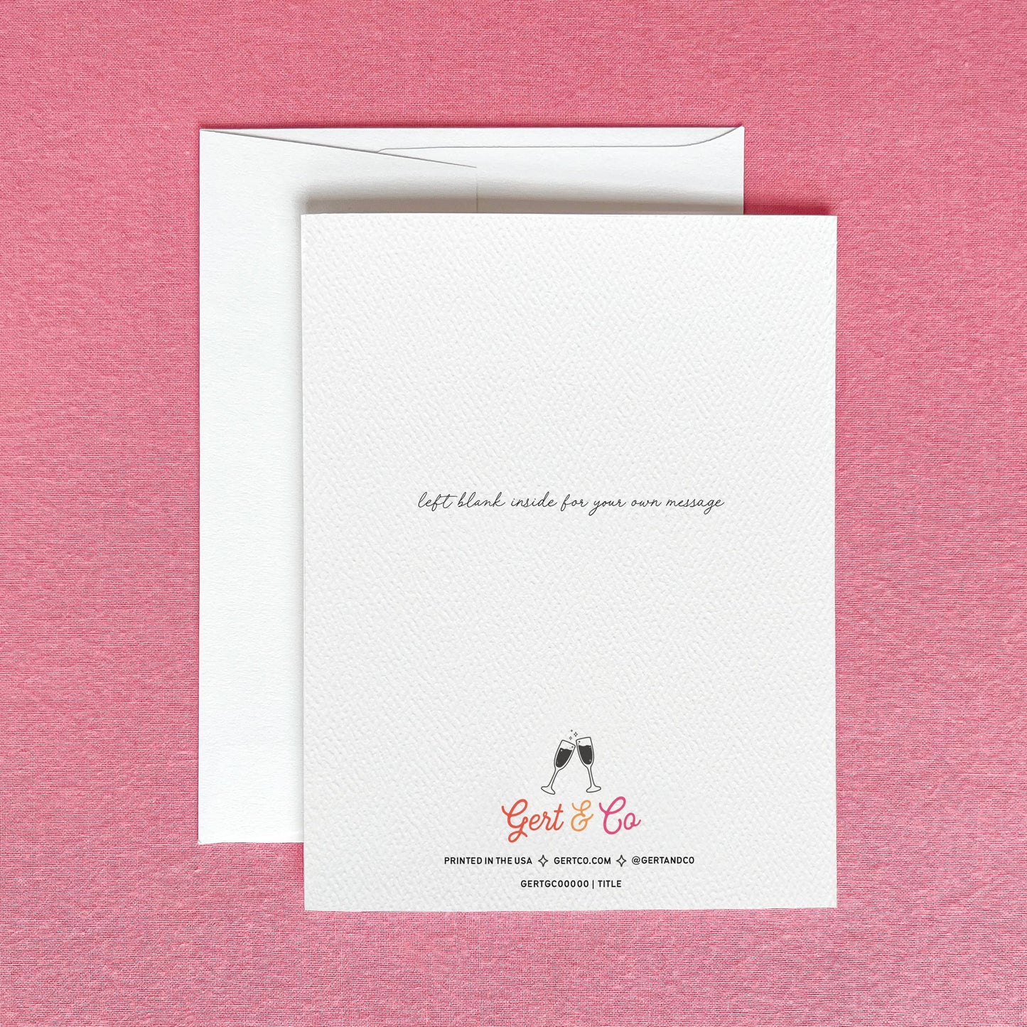 "Love You, Mean It" Greeting Card