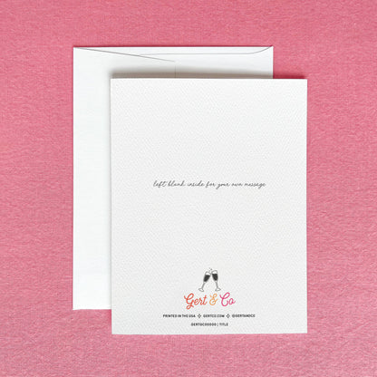 "Love You, Mean It" Greeting Card