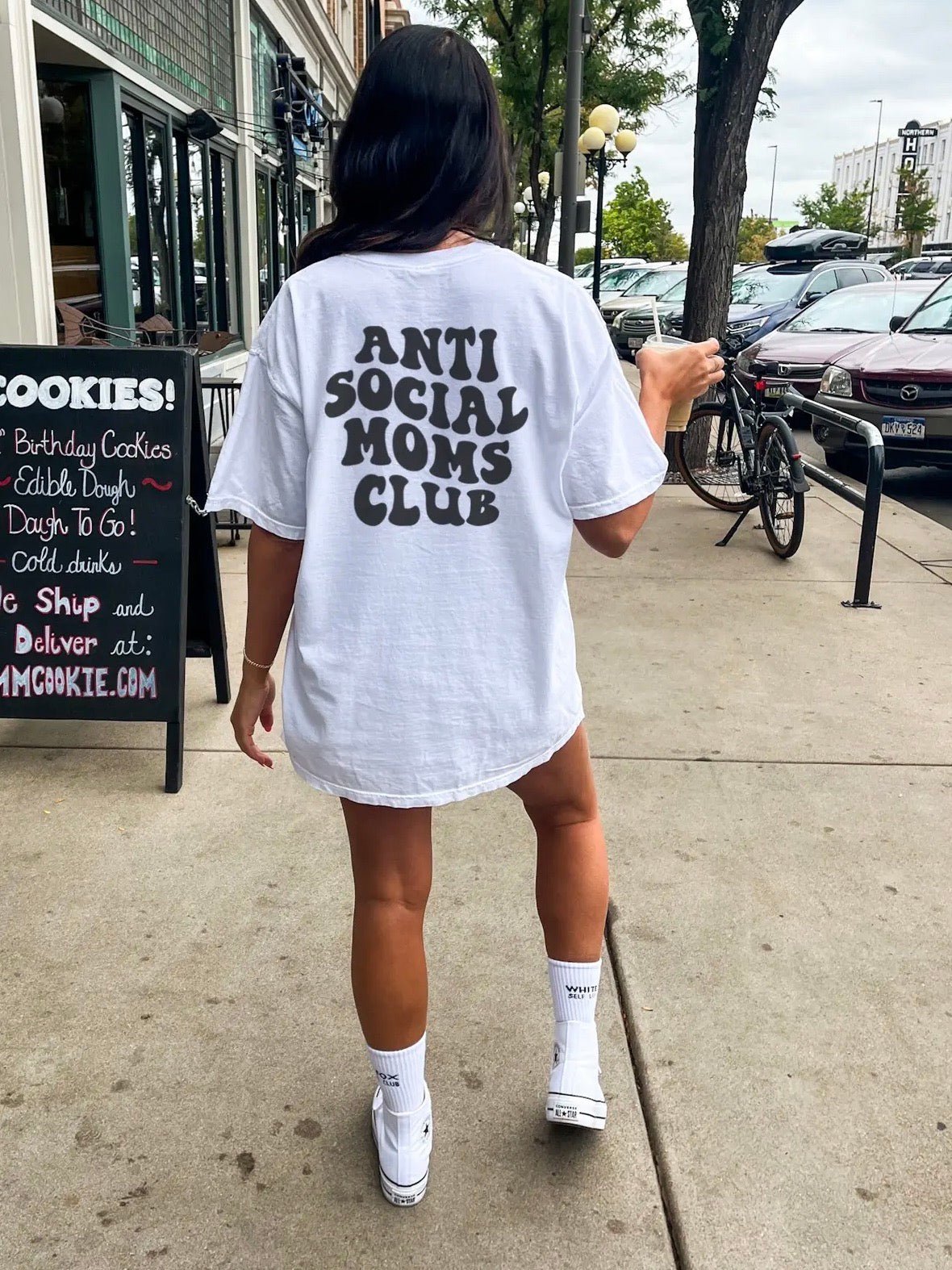 Antisocial Moms Club Tee - Little Baby