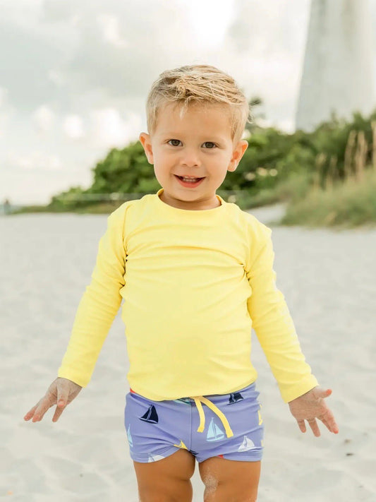 Banana Yellow Rash Guard - Little Baby