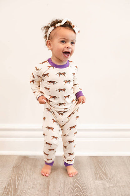 Purple Tiger Pajama Set