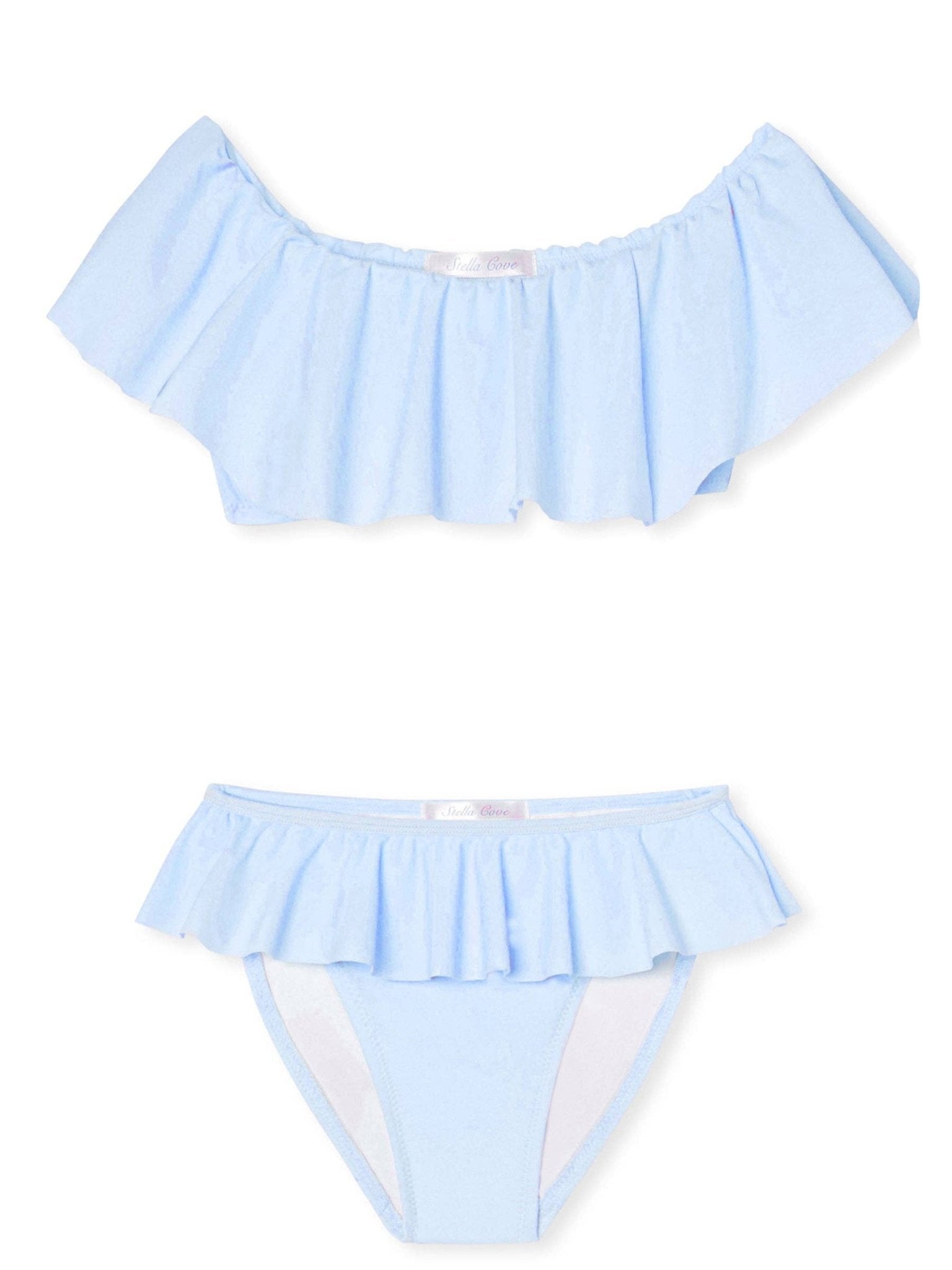 Blue Drape Bikini - Little Baby