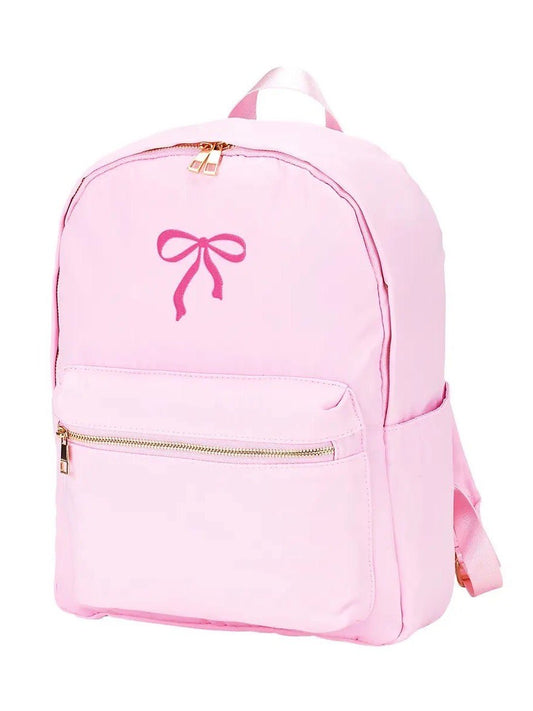 Bow Pink Charlie Backpack - Little Baby