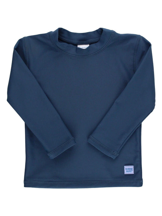 Boys Navy Long Sleeve Rash Guard - Little Baby