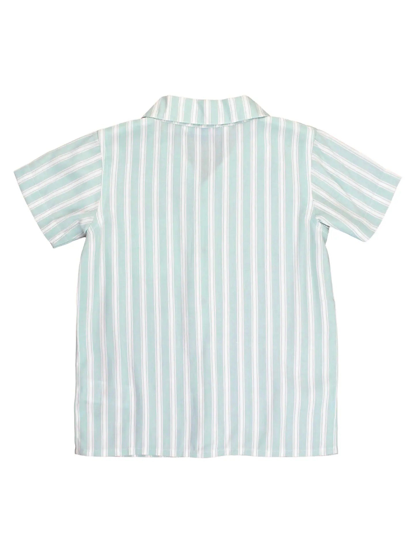 Boys Retro Stripe Short Sleeve Camp Shirt - Little Baby