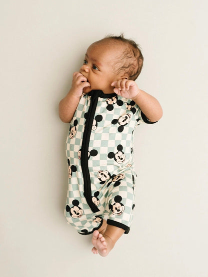 Classic Mouse Bamboo Short Romper - Little Baby