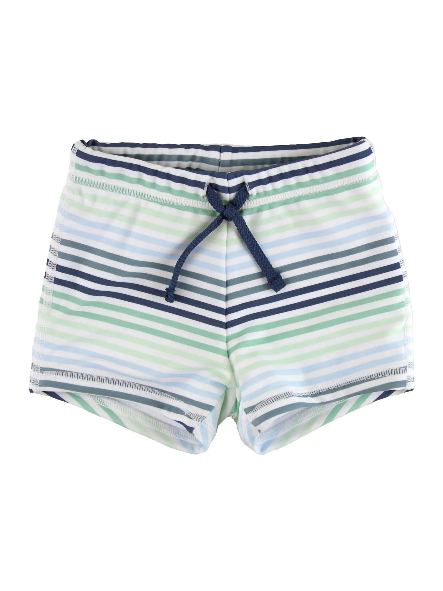 Coastal Stripes Swim Shorties - Little Baby