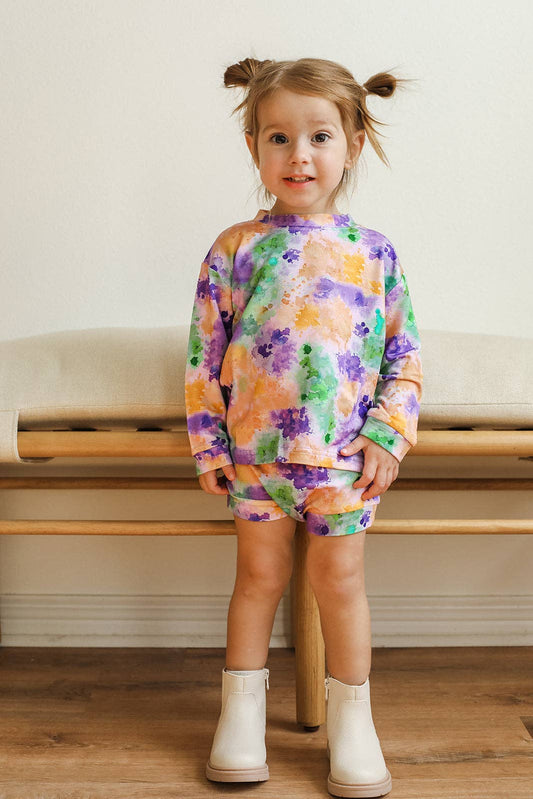 Ink Splat Bamboo Sweatshirt Set