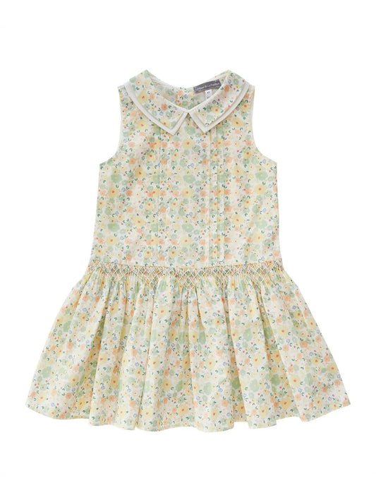 Floral Smocked Drop Waist Dress - Little Baby