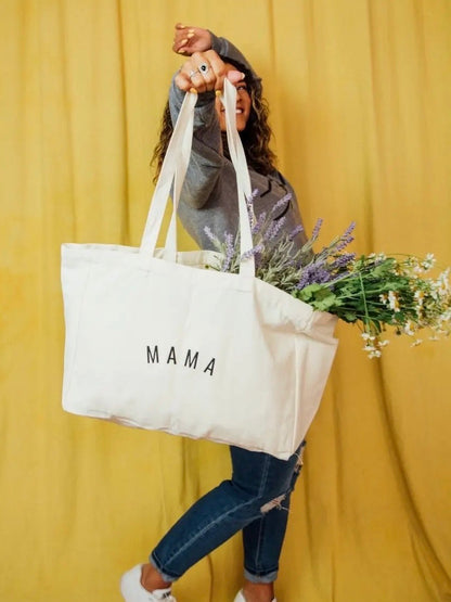 Mama Canvas Tote Bag